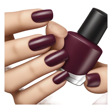 burgundy 💅  sticker