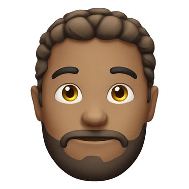 evil but chill emoji sticker