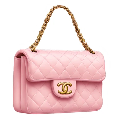 Soft pink Chanel bag sticker