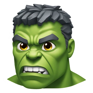 Hulk head  sticker