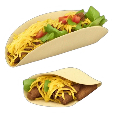 Taco de res sticker