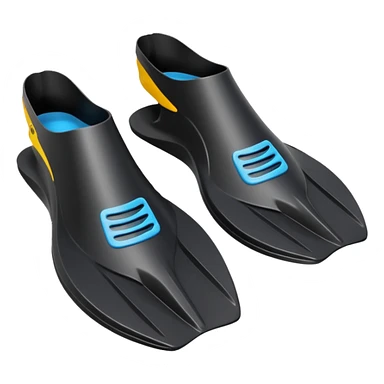 diver fullfoot fins sticker