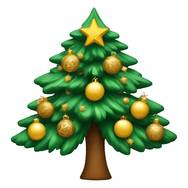 carmel christmas tree sticker