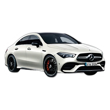Mercedes CLA45s sticker