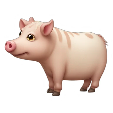 Centipede pig cow sticker