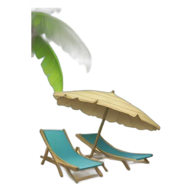 Plage sticker