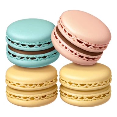Three Macarons  sticker