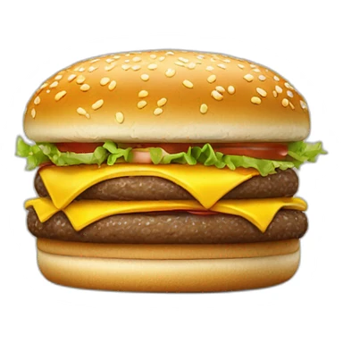 The best McDonald hamburger  sticker