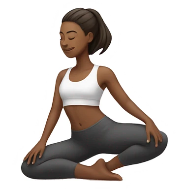 Yoga girl  sticker