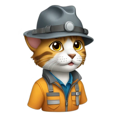 geologist cat sticker