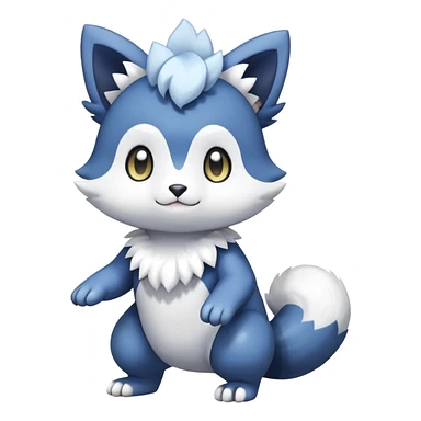 Shiny Espurr-Furret-Meowstic-Oshawott-Hybrid (Full body) sticker