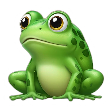 frog with airpods max sticker