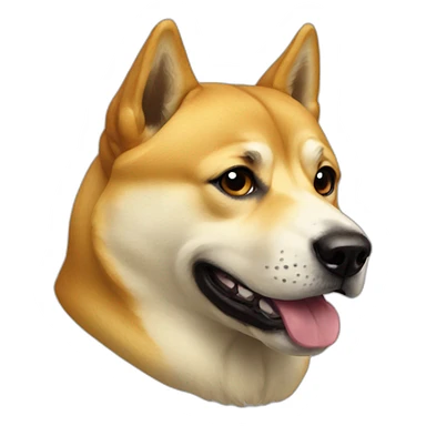 Indecise doge sticker