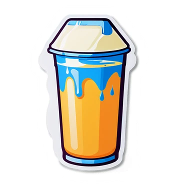 rhode glazing milk sticker