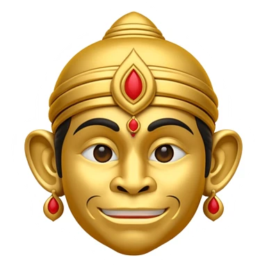 Hanuman ji gada emoji sticker