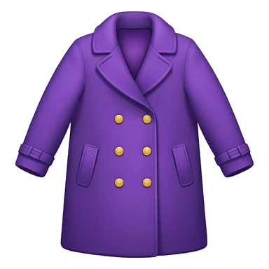 Purple just de coat sticker