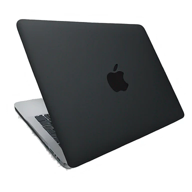 black macbook sticker