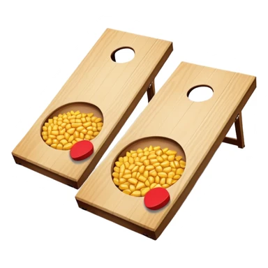 Corn hole sticker