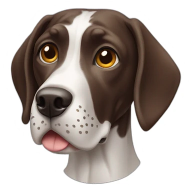 pointer dog sticker