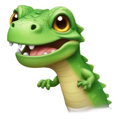 Happy lizard sticker