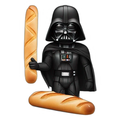 Dark vador avec baguette sticker