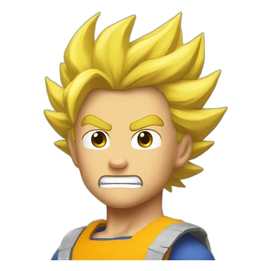Super sayan sticker