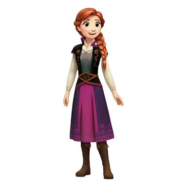 Anna from Frozen sticker