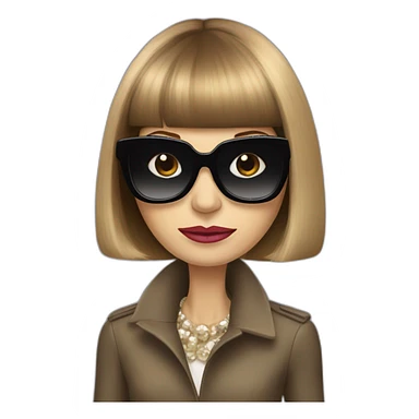 Anna wintour monster sticker