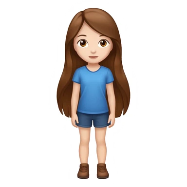 A full girl with full body sticker