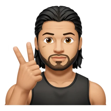 Roman reigns finger up sticker