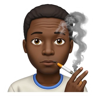 black man doing crack sticker