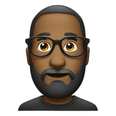 Babouin lunettes noires sticker