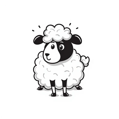 Sheep sticker