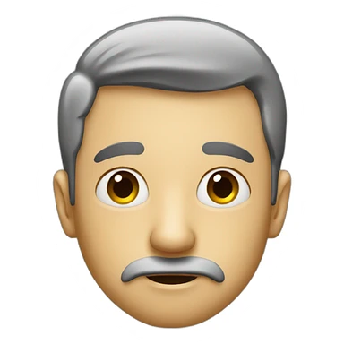 man with big nose sticker