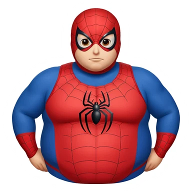 Fat Spider-Man  sticker