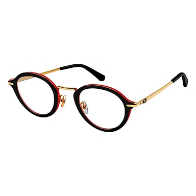Cartier glasses, luxury eyewear sticker