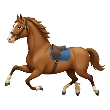 horse running sticker