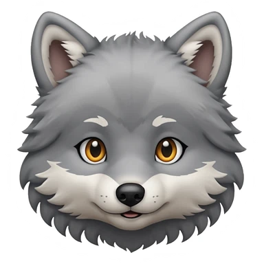 baby wolf sticker