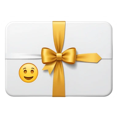 gift card white sticker