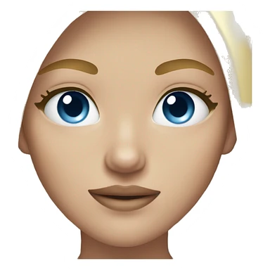 Blonde hair blue eyes big butt sticker