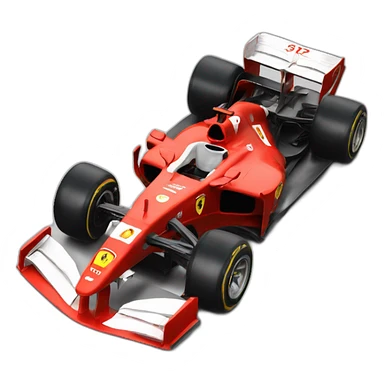 Ferrari formula one car sticker