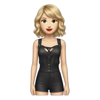 taylor swift in concert outfit sticker