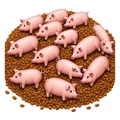 pig food  sticker