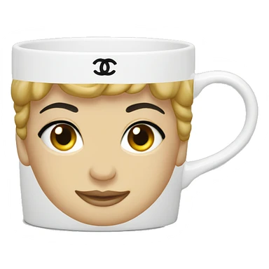 Chanel Coffee mug sticker