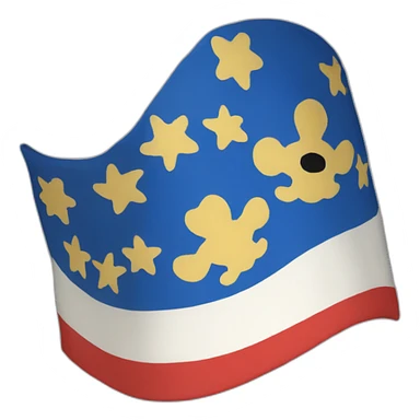 Drapeau one piece sticker
