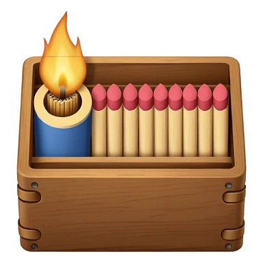 box of mathces sticker