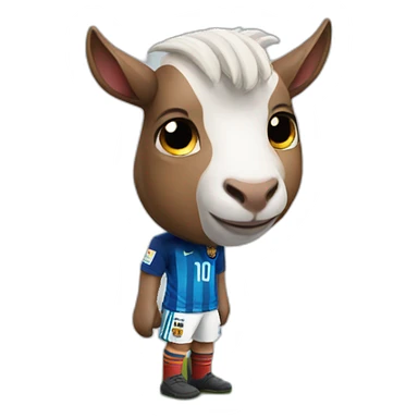 messi goat sticker