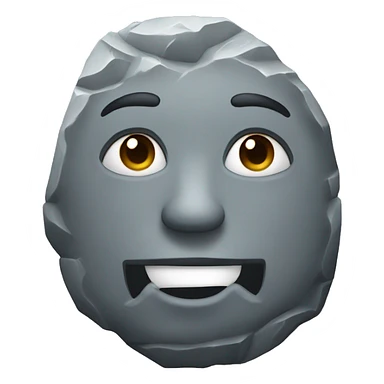 Stone with salue sticker