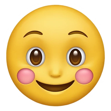 Side eye with a smirk yellow emoji sticker