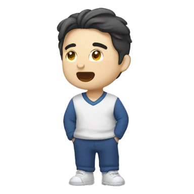 울고 있는 기린 sticker